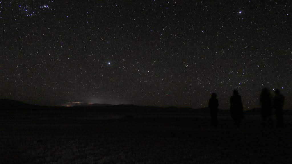 Il cielo stellato sopra i 4000 metri è favoloso